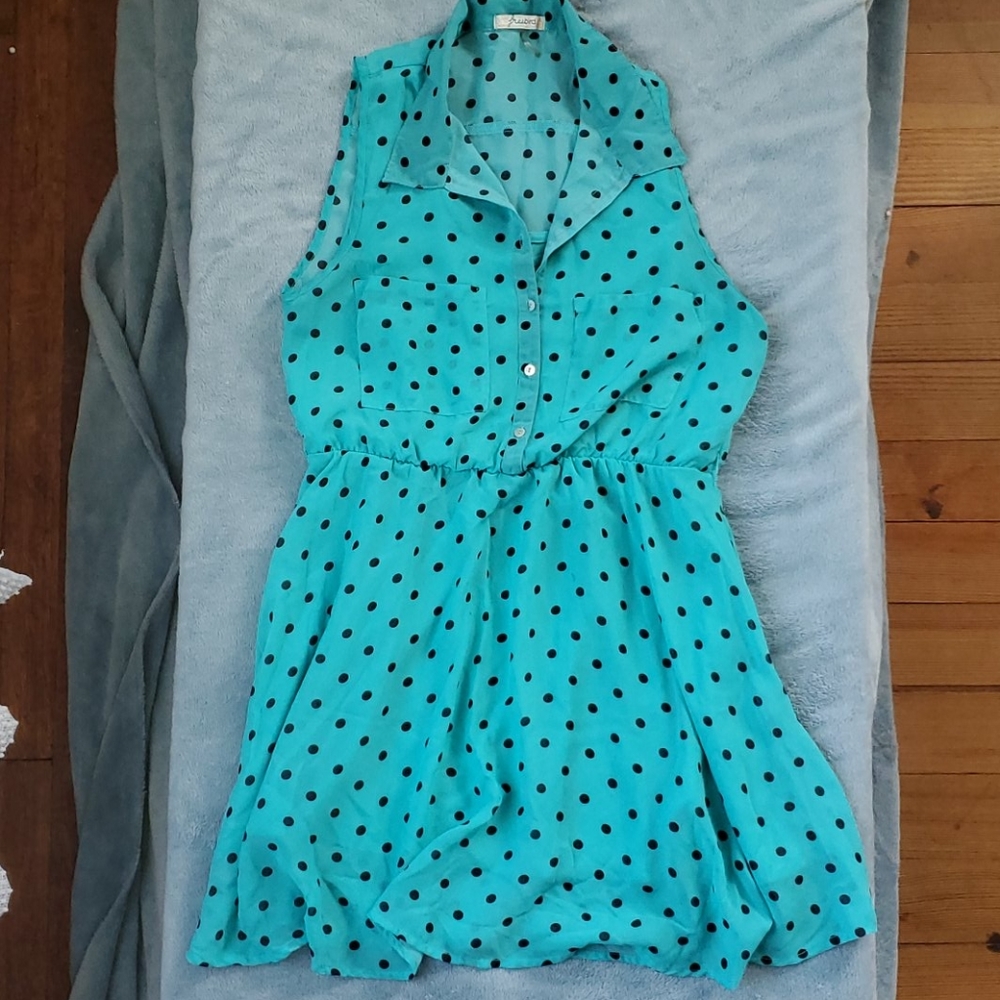 Women's teal dress